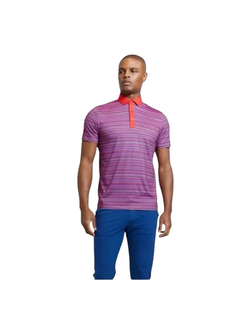 Redvanly Golf Polo Shirt The Archer Short Sleeve Rio Stripe, Men’s Size XL, NEW